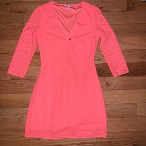Lilly Pulitzer Coral v-neck Dress